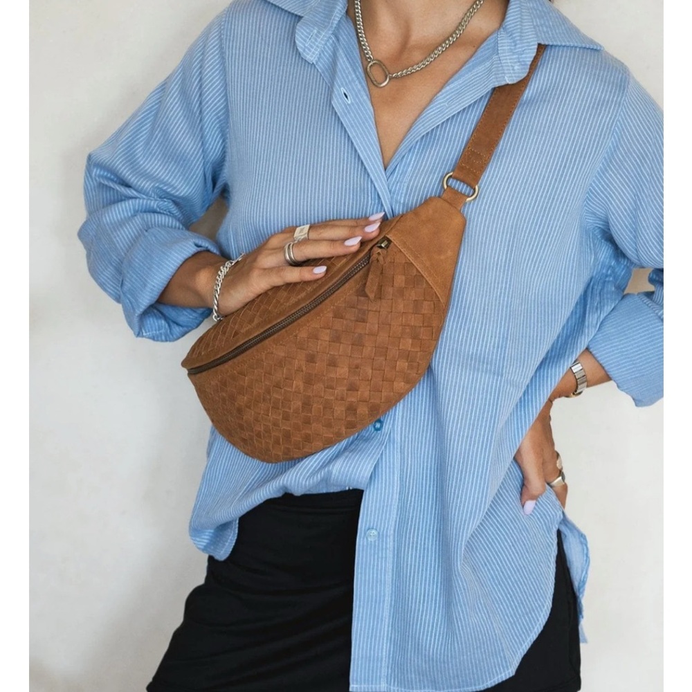 Mandrn Hand Woven Atlas Crossbody Bag